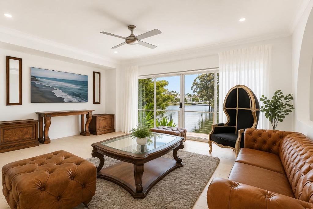 Biggera Waters House | 4BR Waterfront Holiday Home - Spacious Nature & Serenity in Briggera Waters