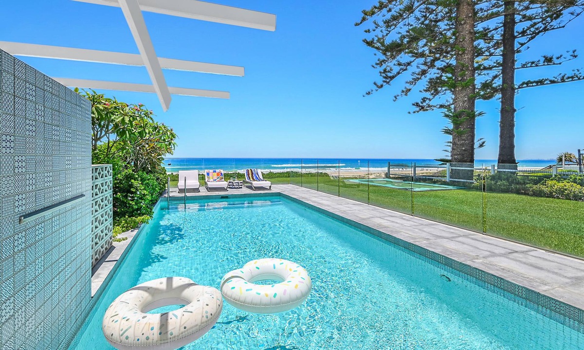 Mermaid Beach House | Absolute Beachfront Luxury Home with Heated Pool