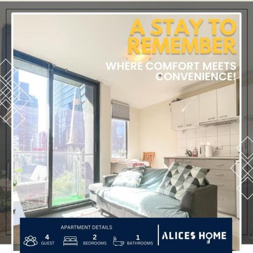 Chinatown Apartment | Compact 2B Apt-In The Heart of Melbourne