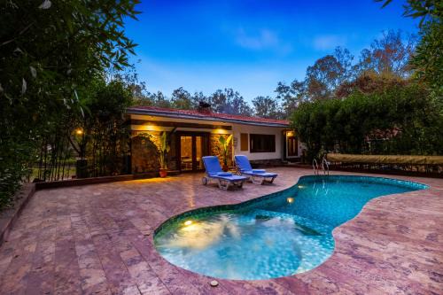 Faridabad Villa | ELIVAAS The Aravalli Reserve The Bliss Pet-Friendly Villa with Pool, Gazebo, Lawn and Jacuzzi