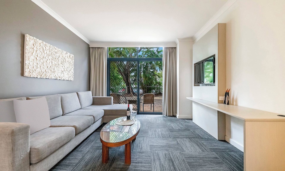Darwin City Centre Apartment | Harbourside Escape w Pool and Leafy Alfresco Patio