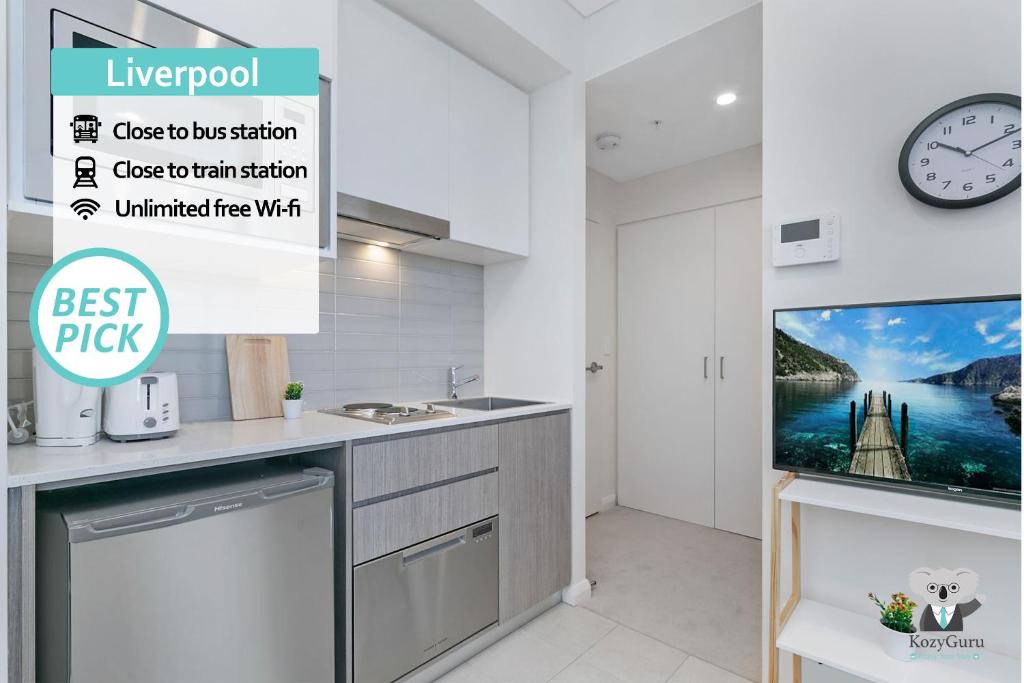 Liverpool Apartment | Liverpool Modern 1 Bed Studio with great view B