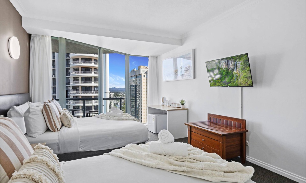 Surfers Paradise Apartment | Modern Standard Twin Unit at Legends - Q Stay
