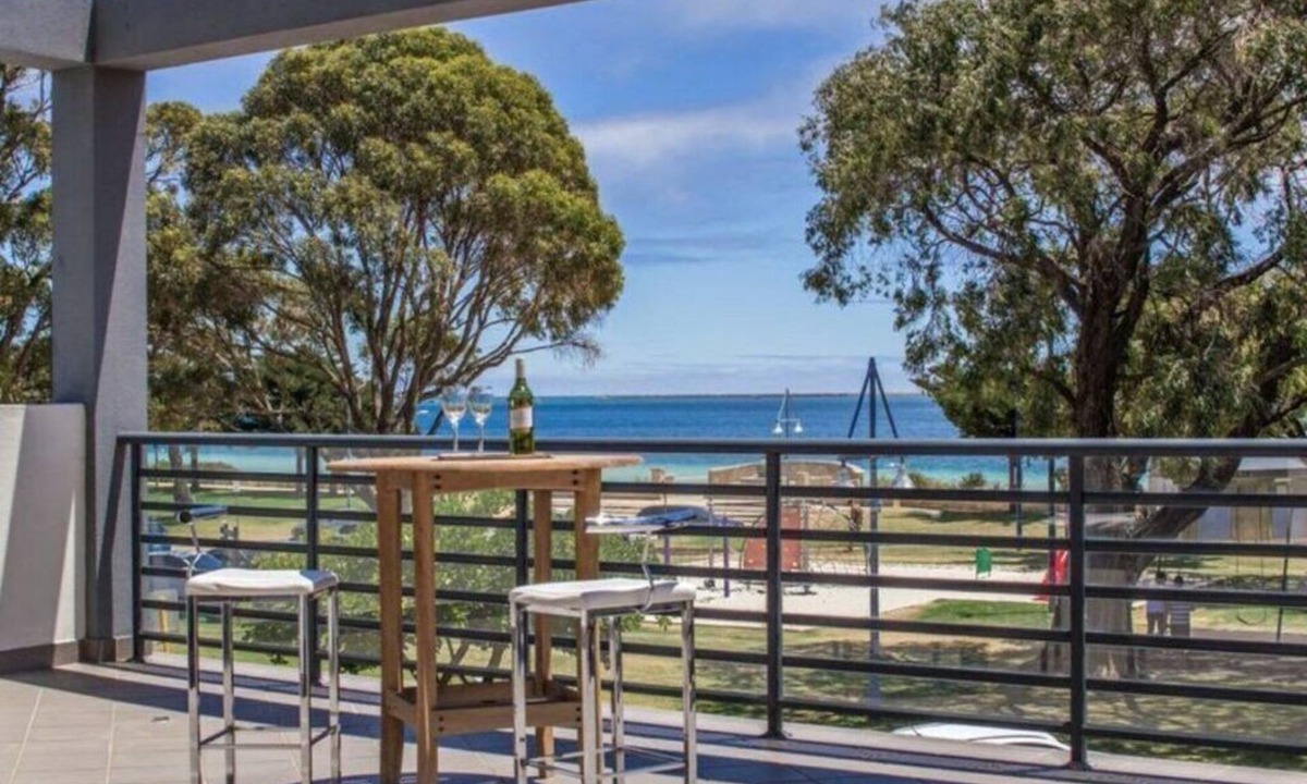 Rockingham Apartment | Ocean views from your spacious balcony at Seaside Escape Aria