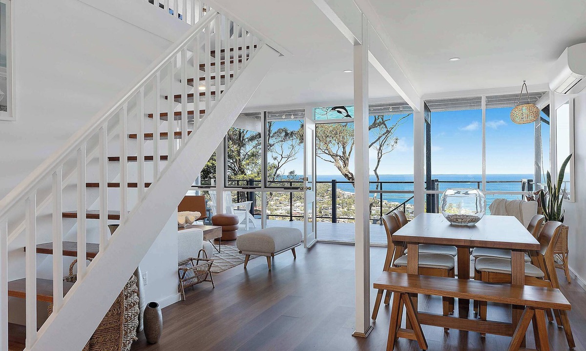Copacabana House | Panoramic Ocean Views | Whale Watching, Fireplace
