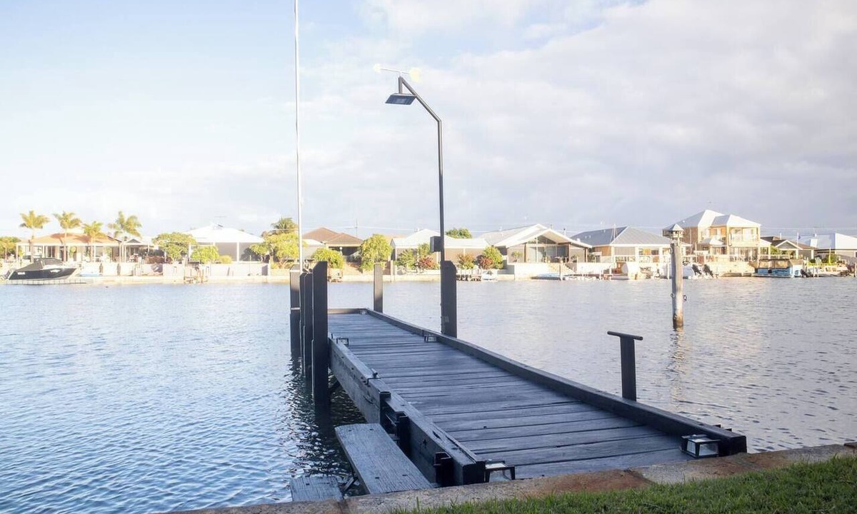 South Yunderup House | Private Waterfront Escape: Games Room & BBQ Area