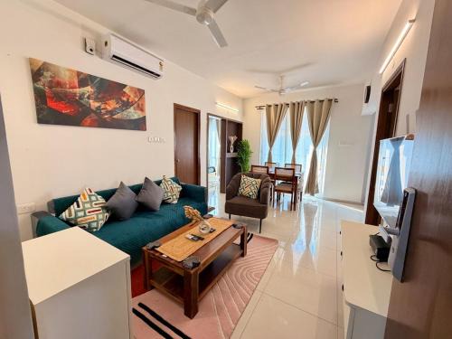 Chicalim Apartment | Riverscape partial view Resort style 2BR Apt