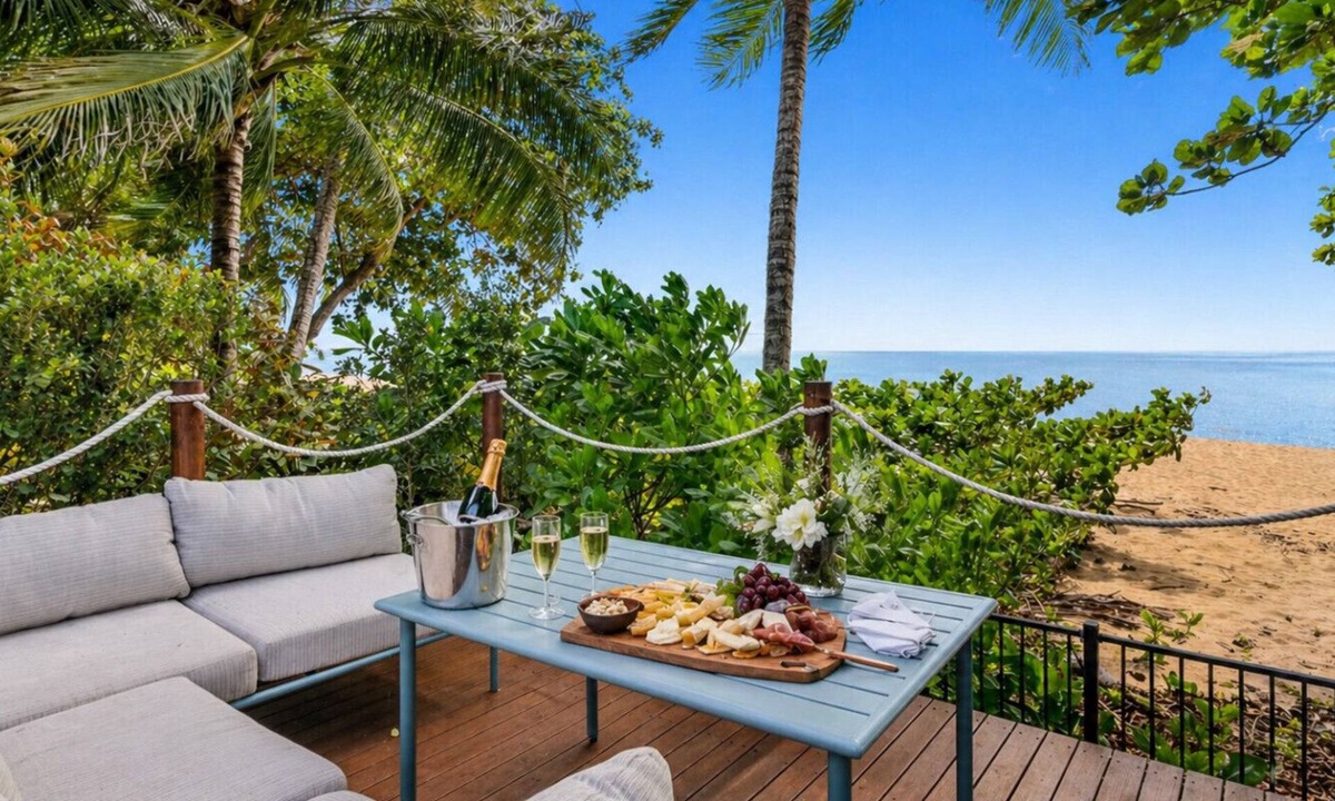 Trinity Beach House | Sandveil | Absolute Beachfront Access Home with Pool, Ocean Views & Family Space