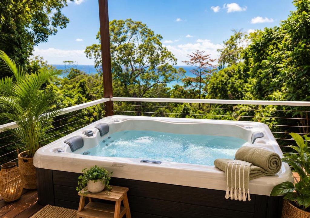 Rocky Point House | Sky: rainforest and ocean views with jacuzzi