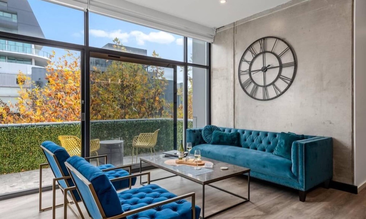 Prahran Apartment | StayCentral - Prahran Penthouse - Mount St, Prahran - 2 Bedrooms, 2 Beds, 2 Bathrooms, 1 secure parking spot and a permit for street parking.