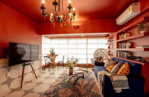 Calangute Villa | ELIVAAS 5 BHK with Pvt Pool, Entertainment Room & Glass House - Bludoor