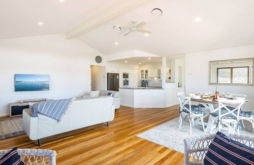 Corlette House | 74A Sergeant Baker Drive - comfortable duplex with beautiful distant water views