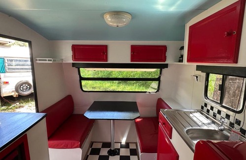 Crescent Head Other | Alice & Elvis, Crescent Head, Retro Caravans with Deck, Bathroom & Outdoor Bath in a Bush Setting near the Beach