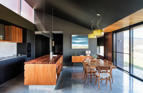 Cygnet House | Architecturally designed home overlooking Port Cygnet and the countryside.