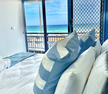Newcastle East Apartment | Beachfront Getaway with Views, Pool & Tennis Court