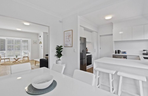 Glenelg South Apartment | Beachside 3-Bed Retreat with BBQ & Garage