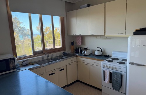 Anglesea House | Big views over Anglesea from the balcony - pet friendly