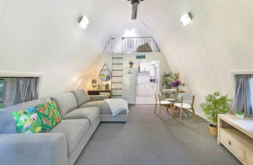 Coconut Grove House | Bluey Tiny House A frame Moments to Foreshore