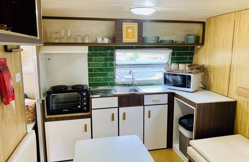 Rye House | Elizabeth the spacious retro caravan. Sleeps 6 | Rye, Mornington Peninsula