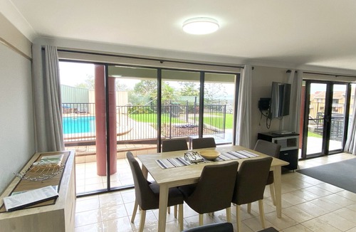 Nambucca Heads Apartment | KARINGAL - ocean views only minutes from the town centre overlooking pool