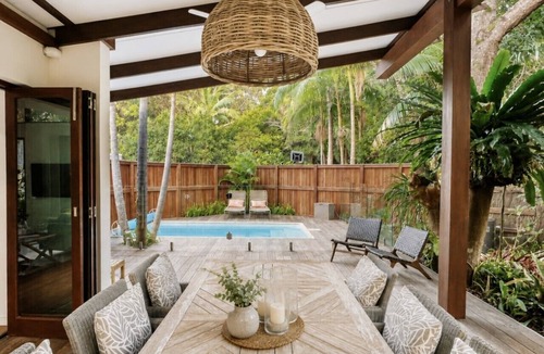 Broken Head House | Luxe Beachfront Haven w/heated pool. Pet-Friendly