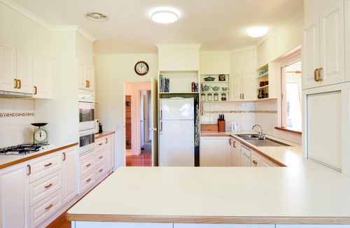Flinders House | Monymusk - View across Golf Course and walking distance to Shops