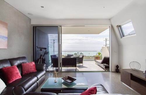 Safety Beach House | Nautilus Villa Luxury Retreat, modern, large double beachfront townhouse, water views
