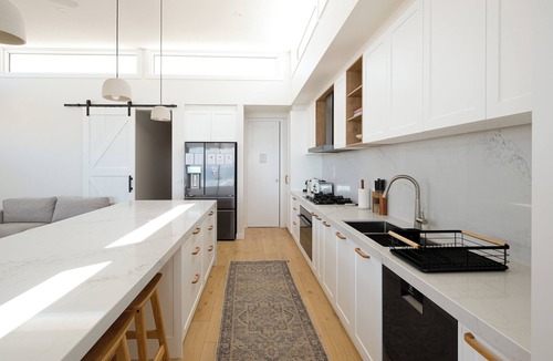 Surf Beach House | Oceanview Escape - Luxury New Beachfront Haven w/Hot Tub!