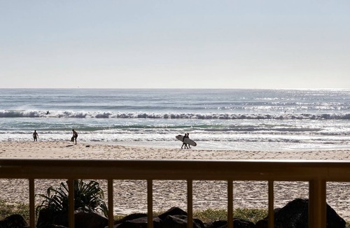 Palm Beach Apartment | Pacific Breeze 6 - Absolute Beachfront - Min. 2 Night Stays & Linen Provided!