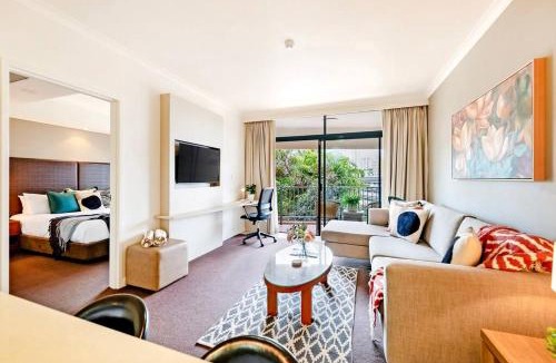 Darwin City Centre Apartment | Poolside Resort Living on Esplanade with Balcony