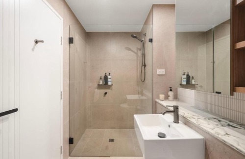 Newcastle West Apartment | Prestige 2BR Stay with Ocean Views - Rooftop and Cinema