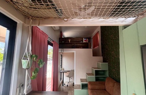 Mullumbimby Apartment | Romantic getaway Mullum w fire pit & hammock net