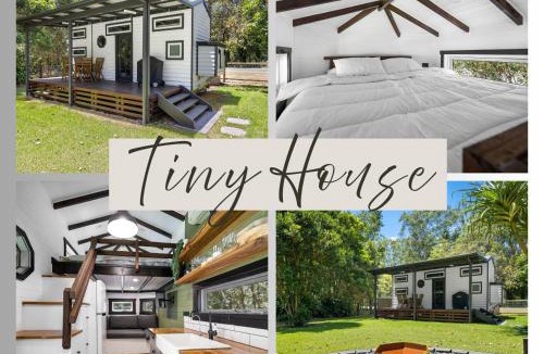 Palmwoods House | Rural Oasis - Tiny Home 2BR Cabin & Outdoor Firepit Experience