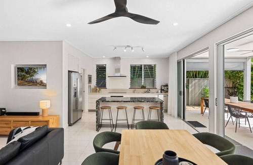Trinity Beach House | Sandveil | Absolute Beachfront Access Home with Pool, Ocean Views & Family Space