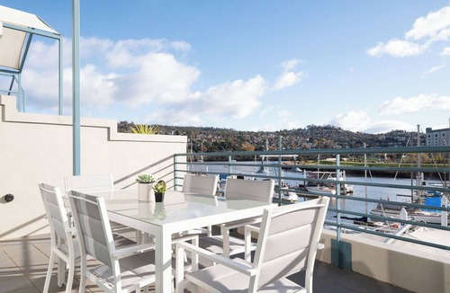 Invermay Apartment | Sophistication on Seaport: River & Marina Views