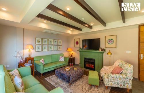 Shimla Villa | StayVista at Grove - Elysium Estate with Hill View, Lawn