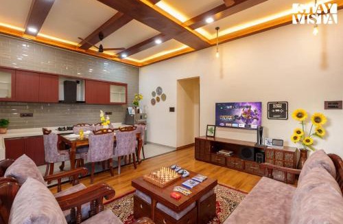 Bhilar Villa | StayVista's Sunflower Villa - Mountain-View Retreat with Pool & Games Room