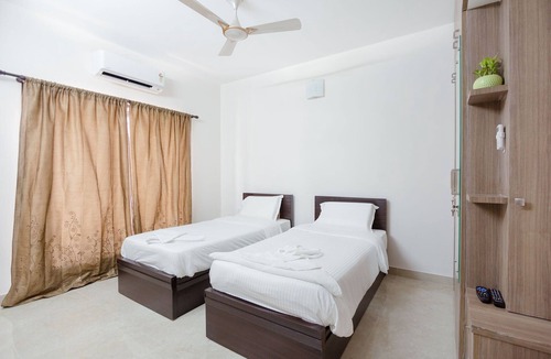 Mylapore Tiruvallikk Apartment | Twin Bedroom with Breakfast in a shared 3BR apartment