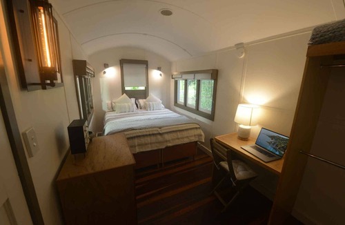 Barkers Vale House | Unique hideaway train carriages experience.