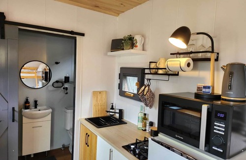 Hartley House | Unique two tiny homes set up with private dam