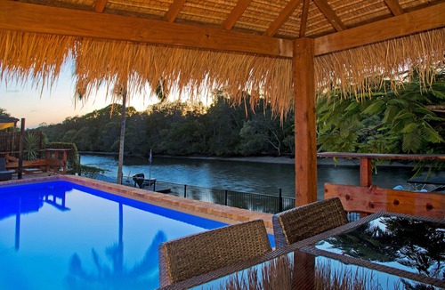 Broadbeach Waters House | Waterfront Private Home Pool Pet 16ppl -Rivercovenn