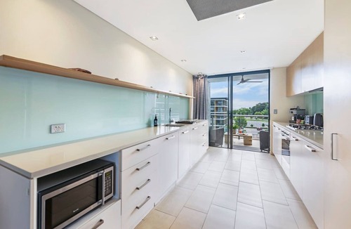 Darwin City Centre Apartment | Waterfront Wonder Expansive Indoor Outdoor Haven