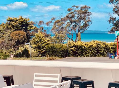 Adorable Studio next to cafe, walk to beach!