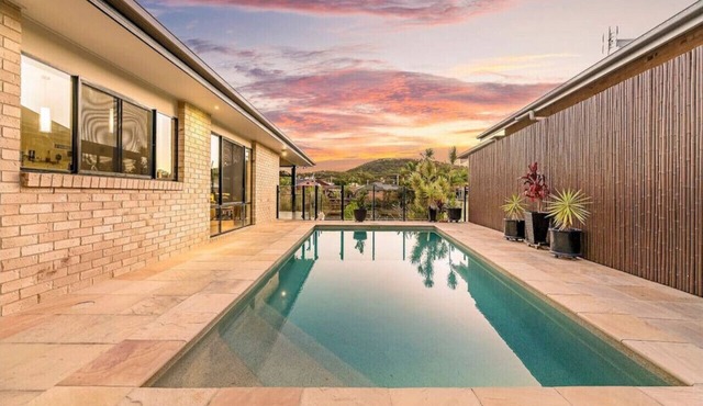 CABA17 Waterfront home with a pool!