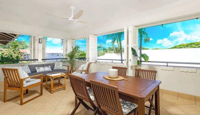 Elevated 2BR Modern Furnished Terrace Apt - Pool