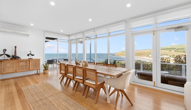 Elevated Coastal Retreat With Dynamic Sea and Hills Views