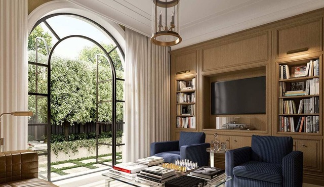 Luxury 3 Bedrm Residence w/ Library Apt 4-52 Black