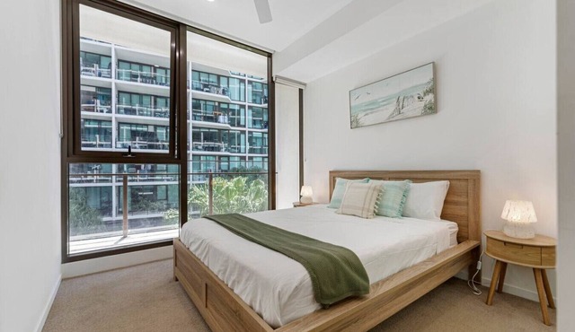 Newstead 1-bdr Apt w free car park fantastic pool