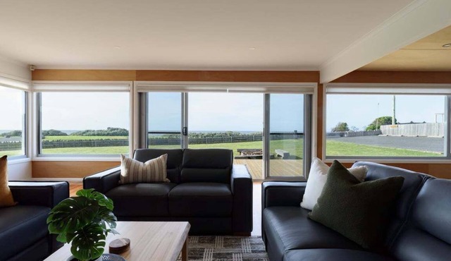 Oceanfront Escape with Fire Pit & Coastal Views
