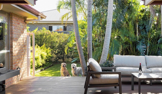 Pawprints Pet Friendly 4 bedroom level home only 370m to pet friendly beach